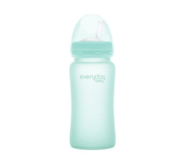 Everyday baby staklena bocica sa slamkom 240ml Mint